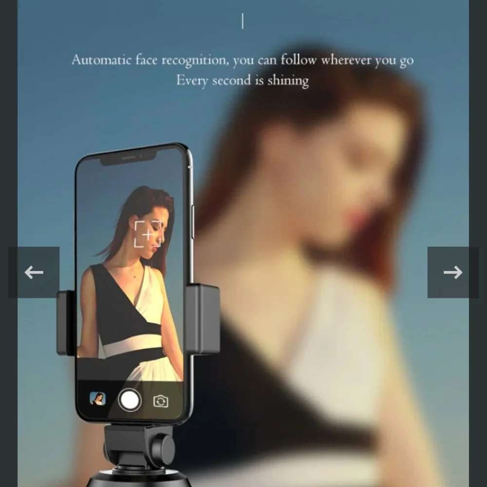 The smart personal cameraman 360° auto rotation
